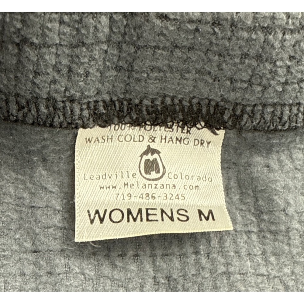 Melanzana Micro Grid Skirt Womens Medium Gray Pocket Made In USA - Picture 4 of 5